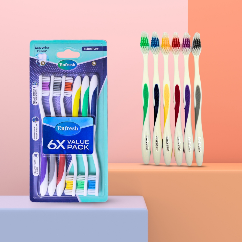 Enfresh Toothbrush 6 Pc.
