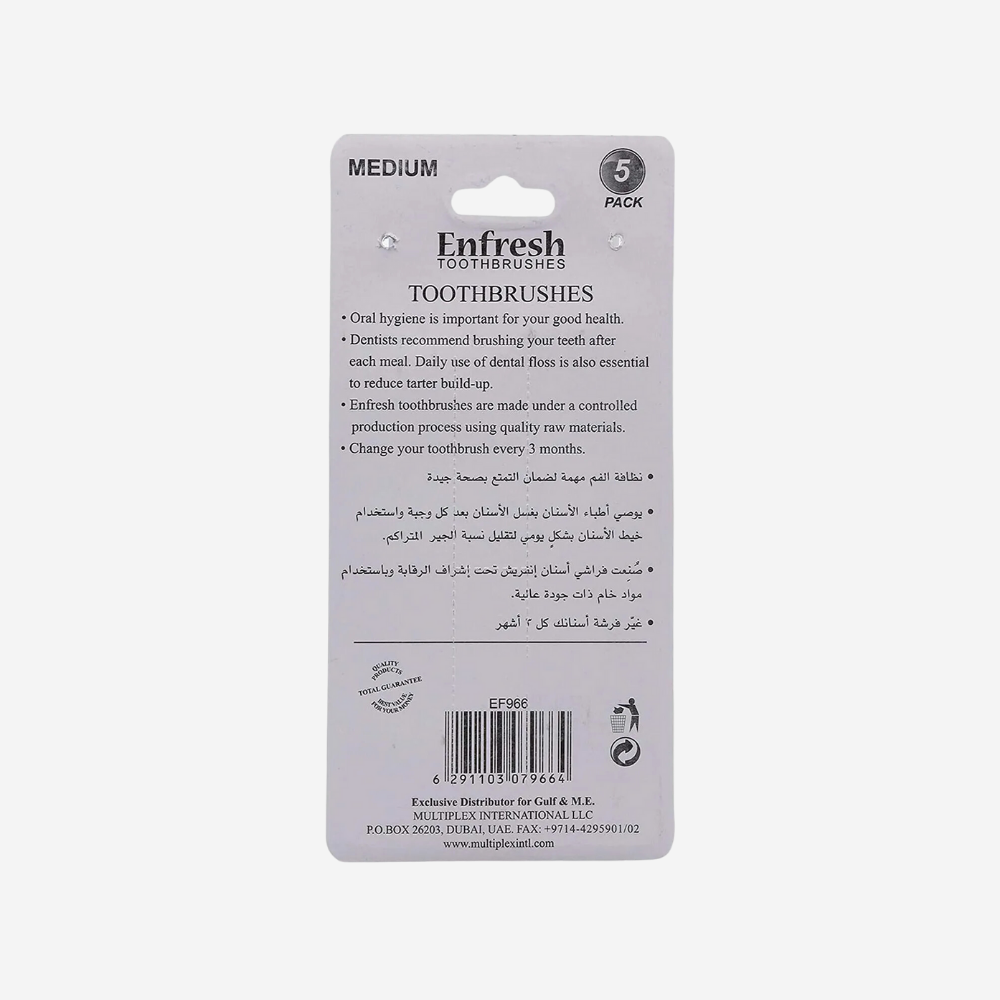 Enfresh Toothbrush 6 Pc.