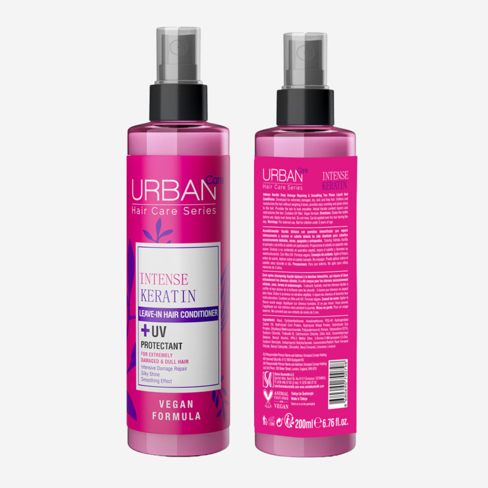 Urban Care Intense & Keratin Leave In Conditioner Spray (2 Phase)