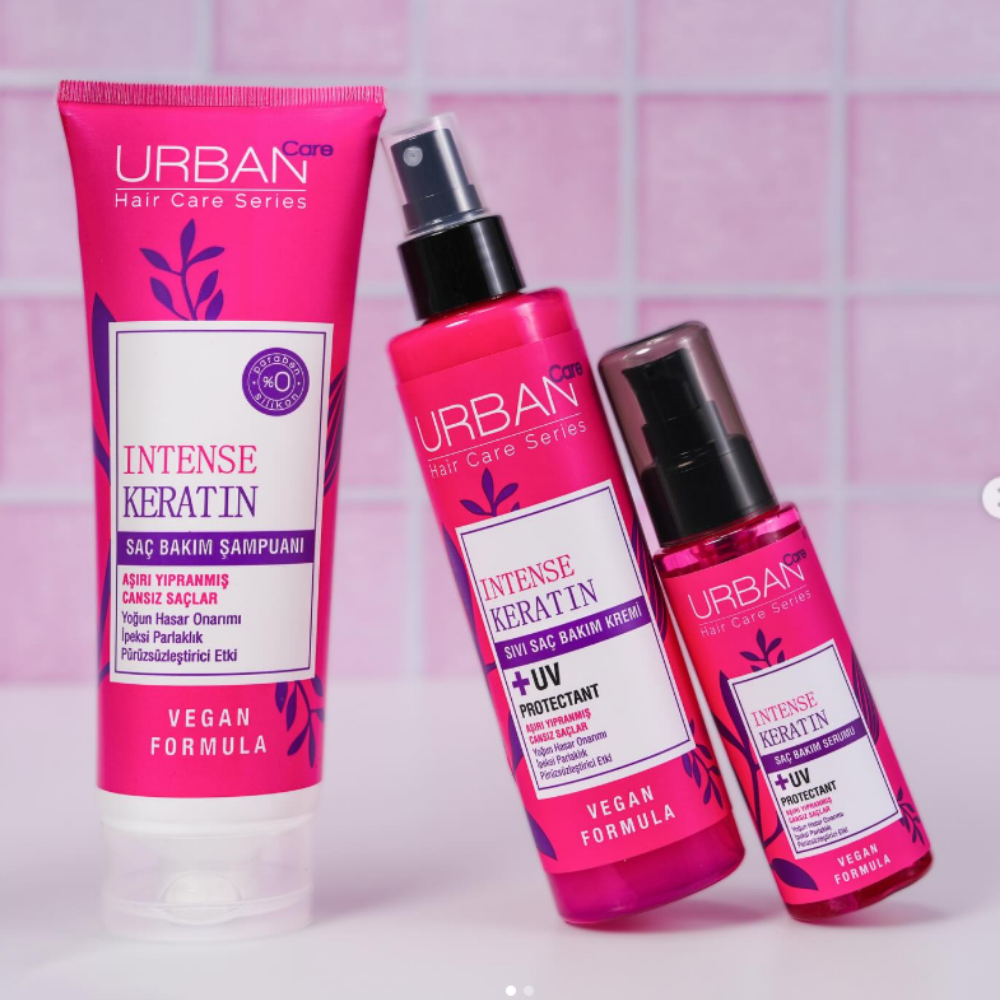 Urban Care Intense & Keratin Leave In Conditioner Spray (2 Phase)