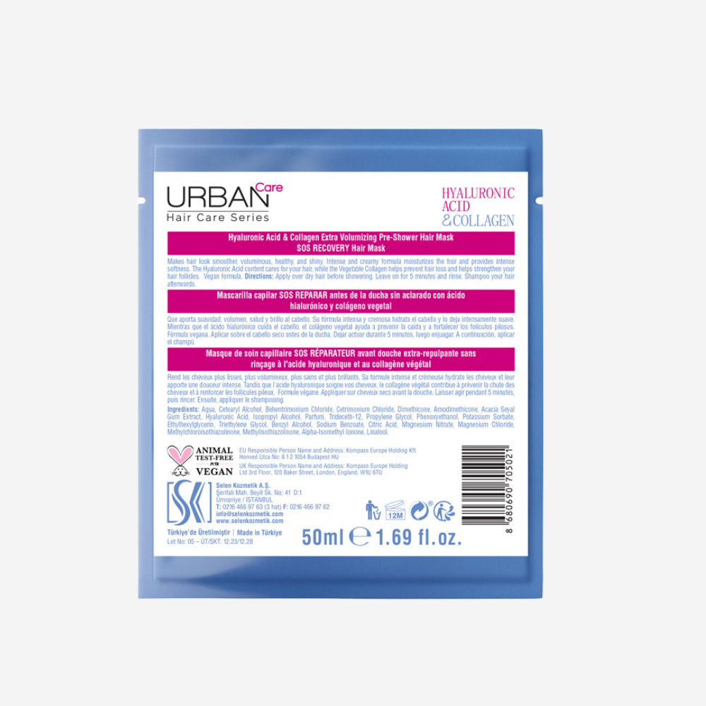 Urban Care Hyaluronic Acid & Collagen S.O.S Recovery Pre-Hair Mask