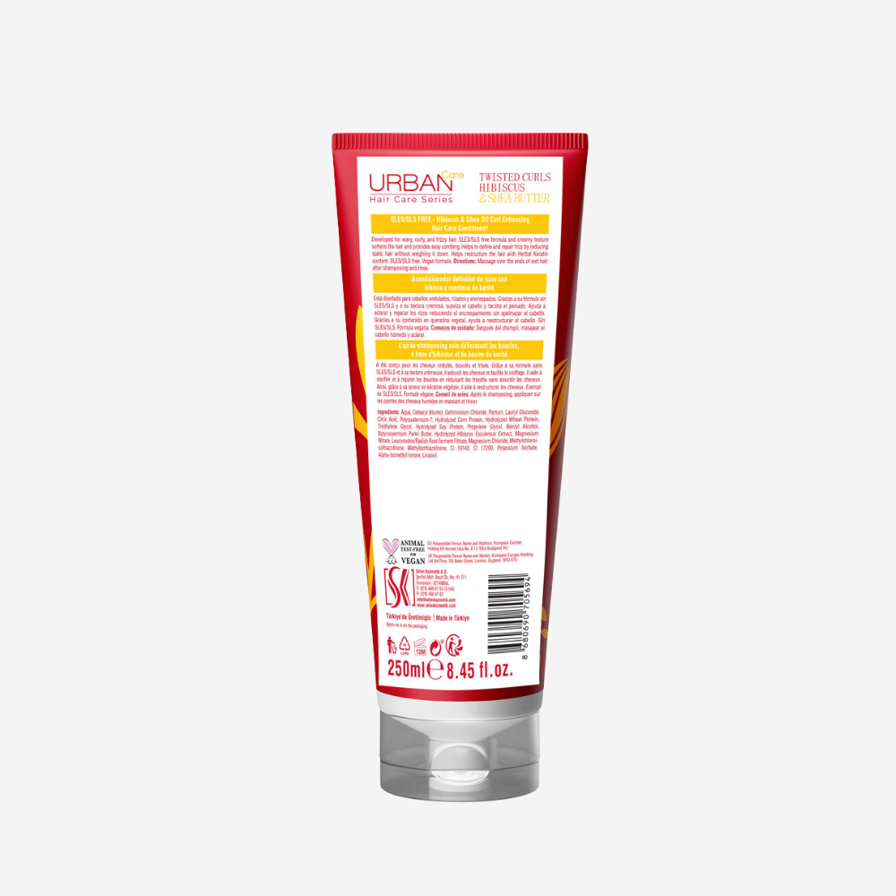 Urban Care Twisted Curls Hibiscus & Shea Butter No Sulfate Conditioner
