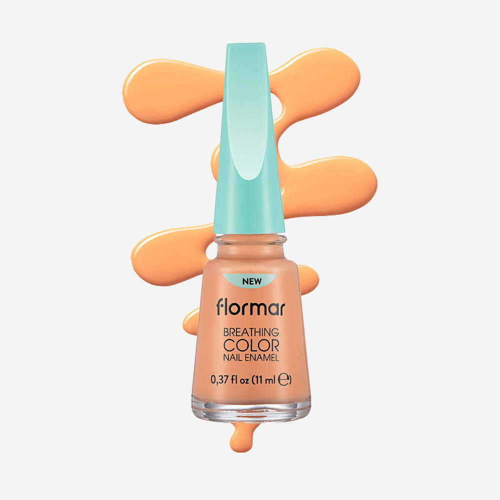 Flormar Breathing Color Nail Enamel - 005 Salmon Pink