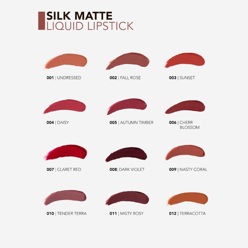 Flormar Silk Matte Liquid Lipstick - 54 Daily Must