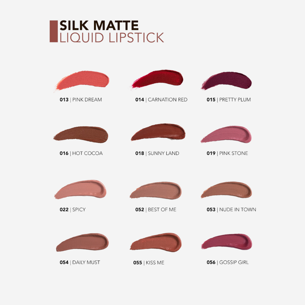Flormar Silk Matte Liquid Lipstick - 54 Daily Must