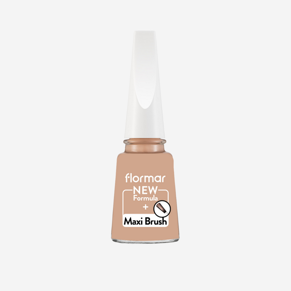 Flormar Classic Nail Enamel With New Improved Formula & Thicker Brush - 079 Beige Desert