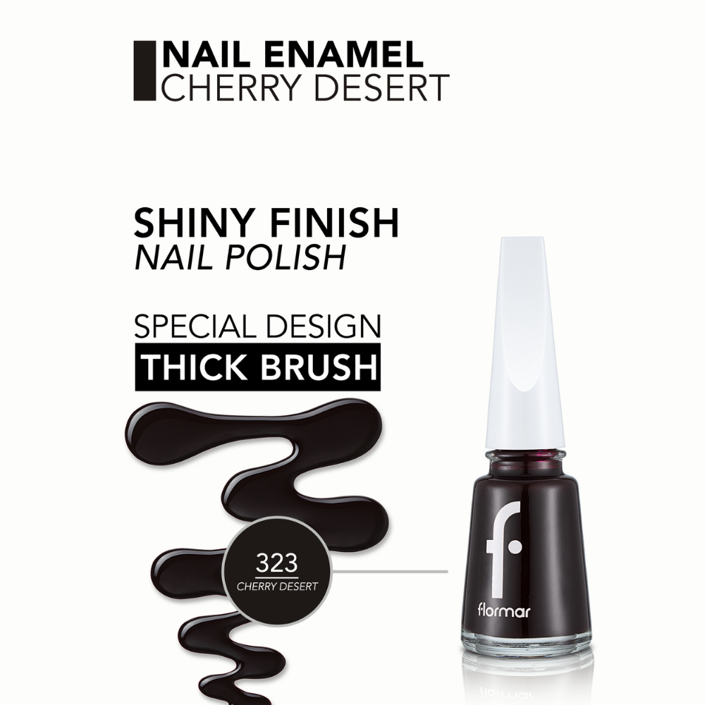 Flormar Classic Nail Enamel- 323 Cherry Dessert -New