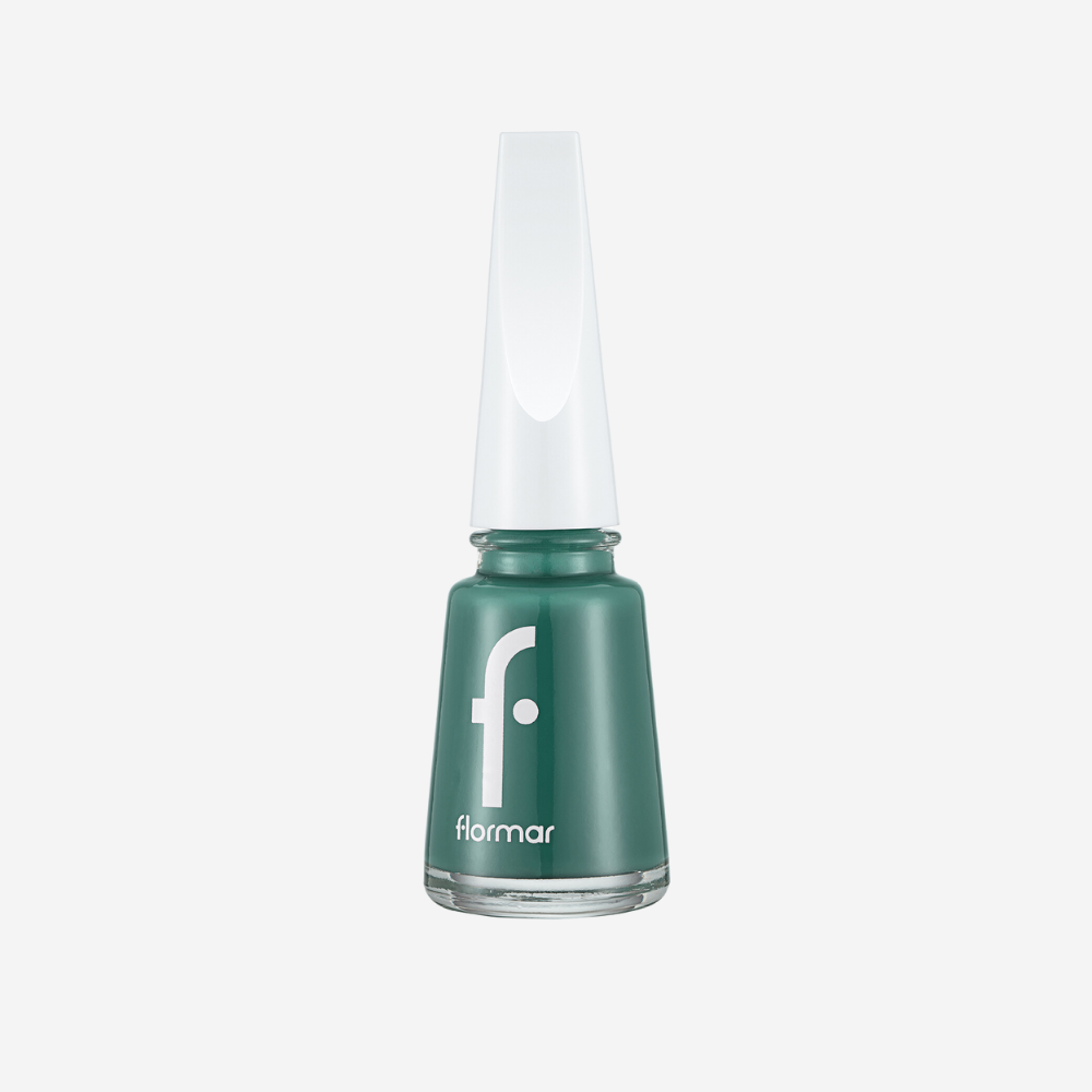 Flormar Classic Nail Enamel With New Improved Formula & Thicker Brush - 450 Blue Industry