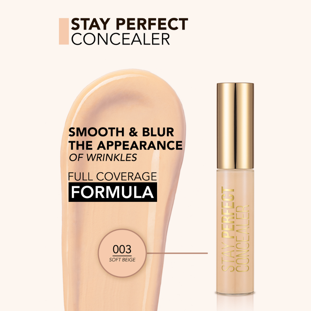 Flormar Stay Perfect Liquid Concealer - 003 Soft Beige