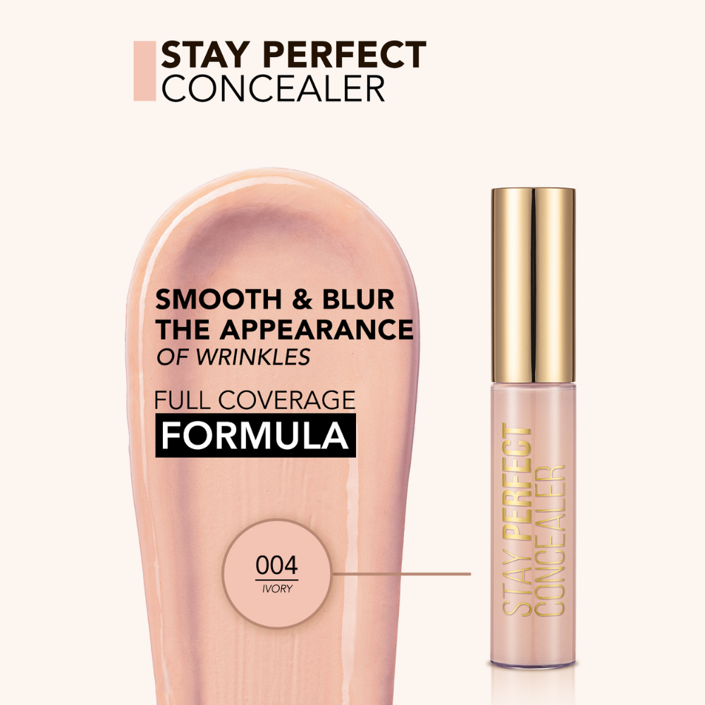 Flormar Stay Perfect Liquid Concealer - 004 Ivory