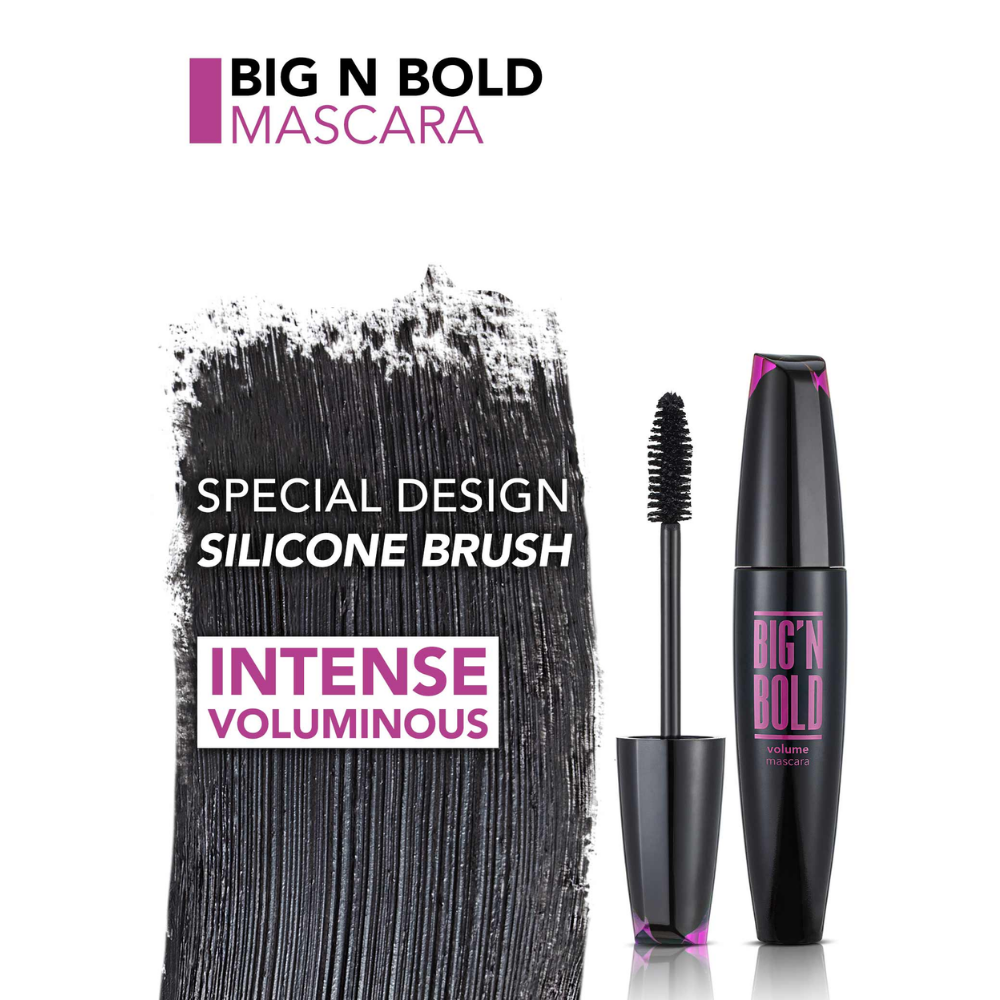 Flormar Big 'N Bold Mascara - 01 Volume