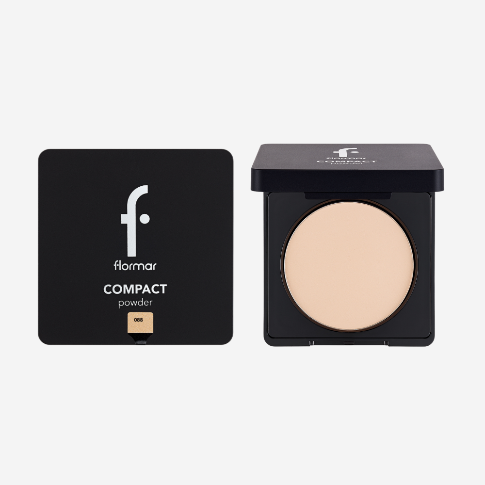 Flormar Compact Powder - 88 Medium Peach Beige