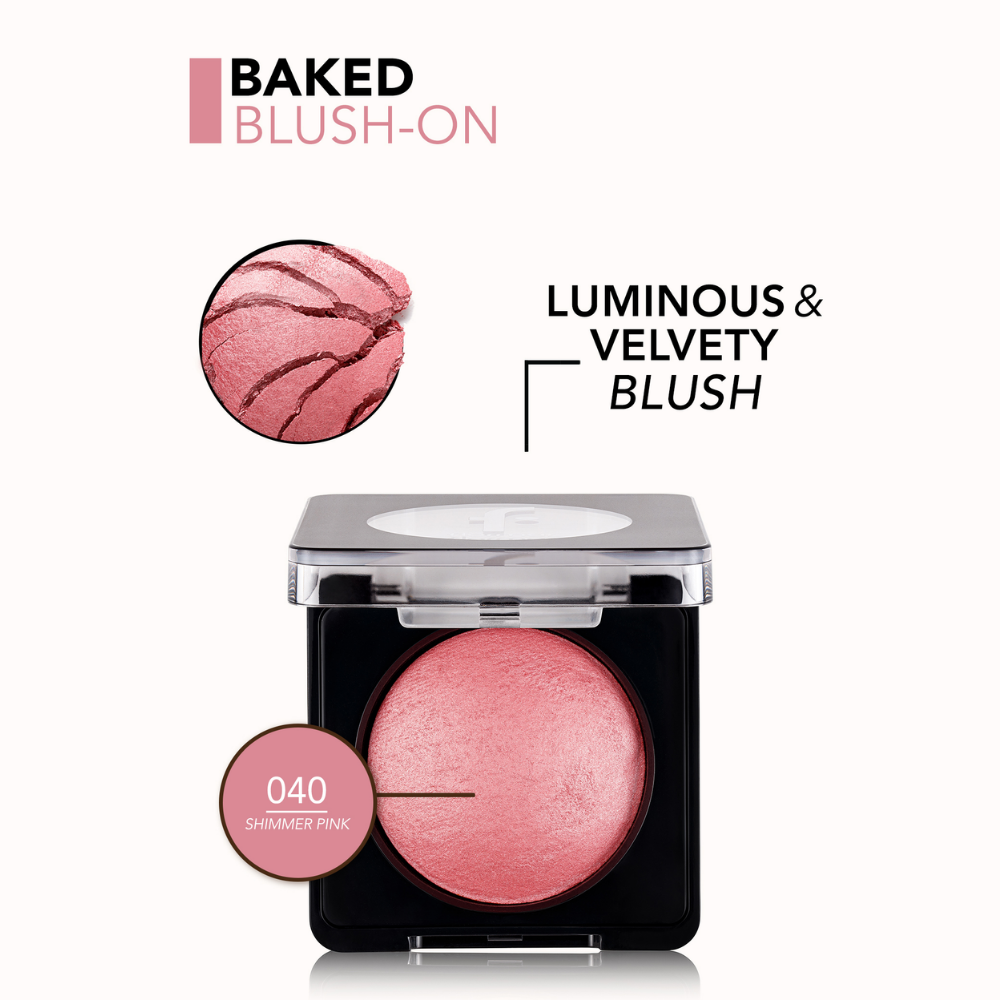 Flormar Baked Blush On - 040 Shimmer Pink