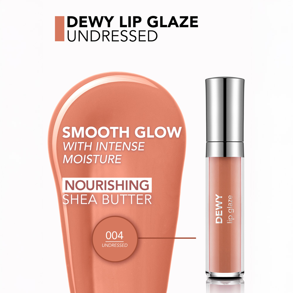 Flormar Dewy Lip Glaze New -004 Undressed