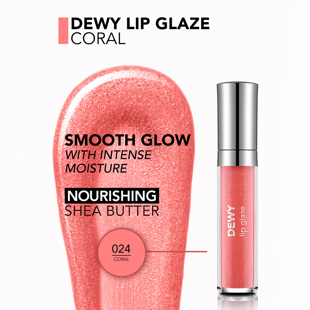 Flormar Dewy Lip Glaze New -024 Coral