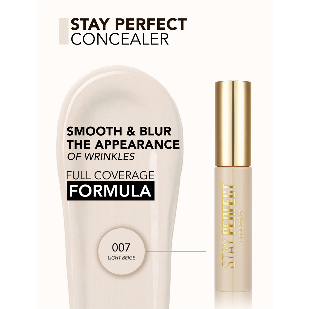 Flormar Stay Perfect Liquid Concealer - 007 Light Beige