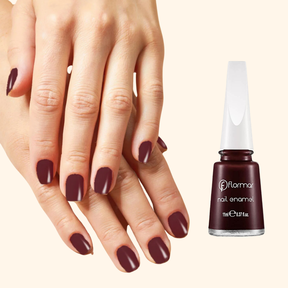 Flormar Nail Enamel - 352 Blackstar Red