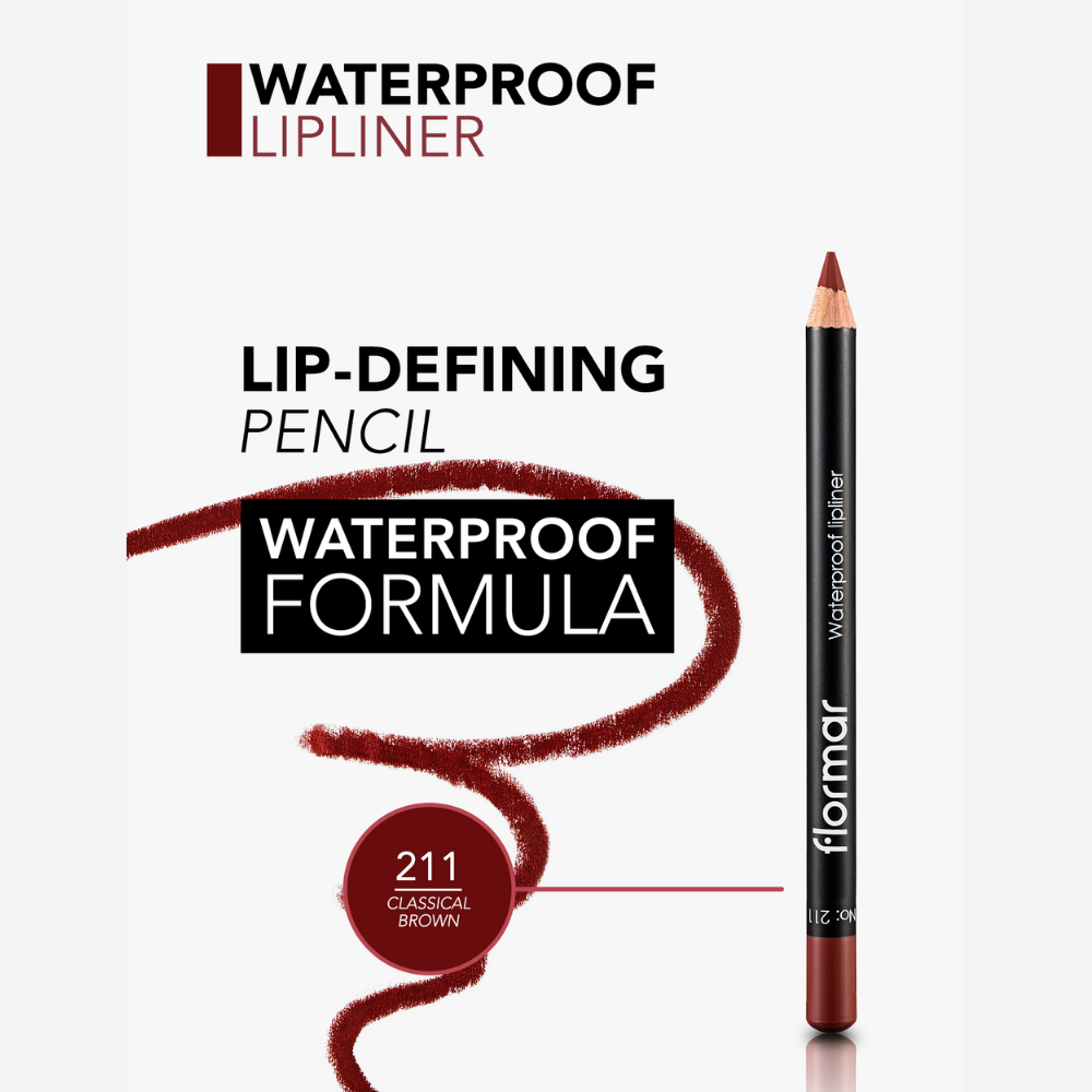 Flormar Lipliner Pencil - 211 Classical Brown