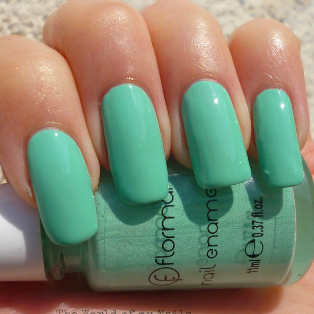 Flormar Nail Enamel - 424 Bluish green