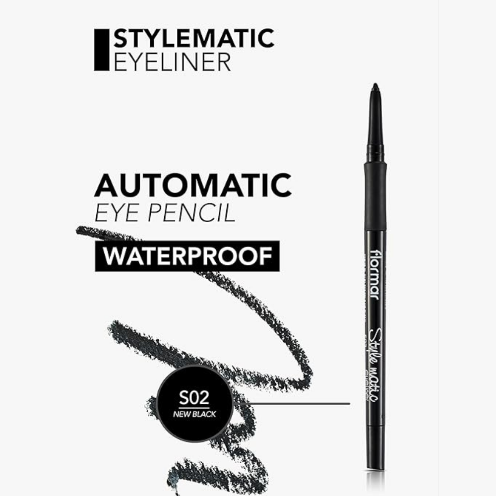 Flormar Style Matic Eye Liner - 02 New Black