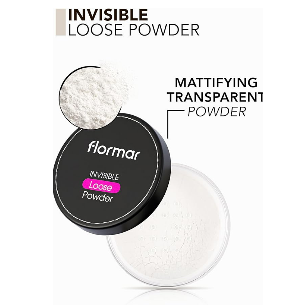 Flormar Invisible Loose Powder - 01 Silver Sand