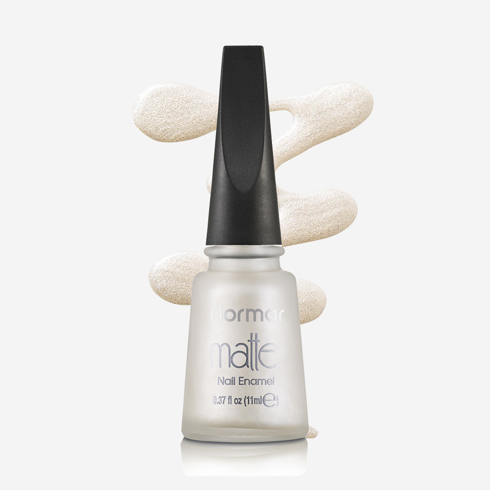 Flormar Matte Nail Enamel - M20 Whitewash