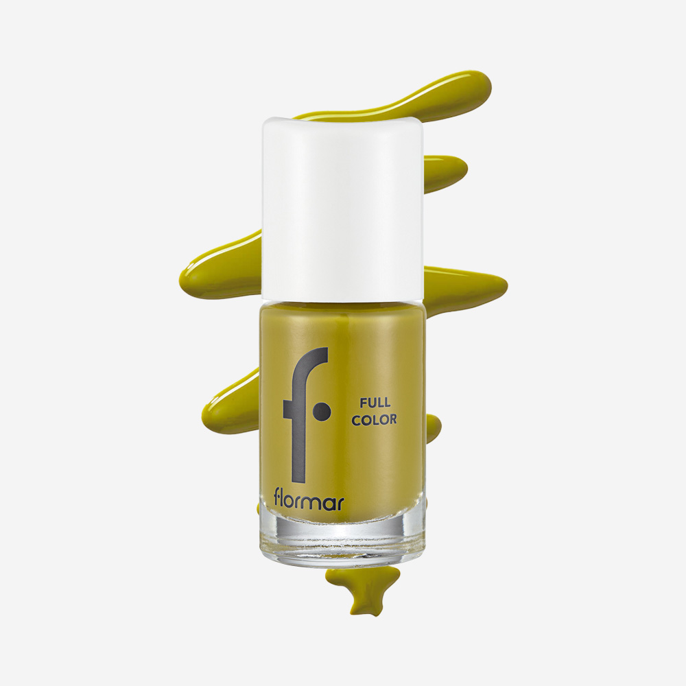 Flormar Full Color Nail Enamel - Fc22 Grass Juice