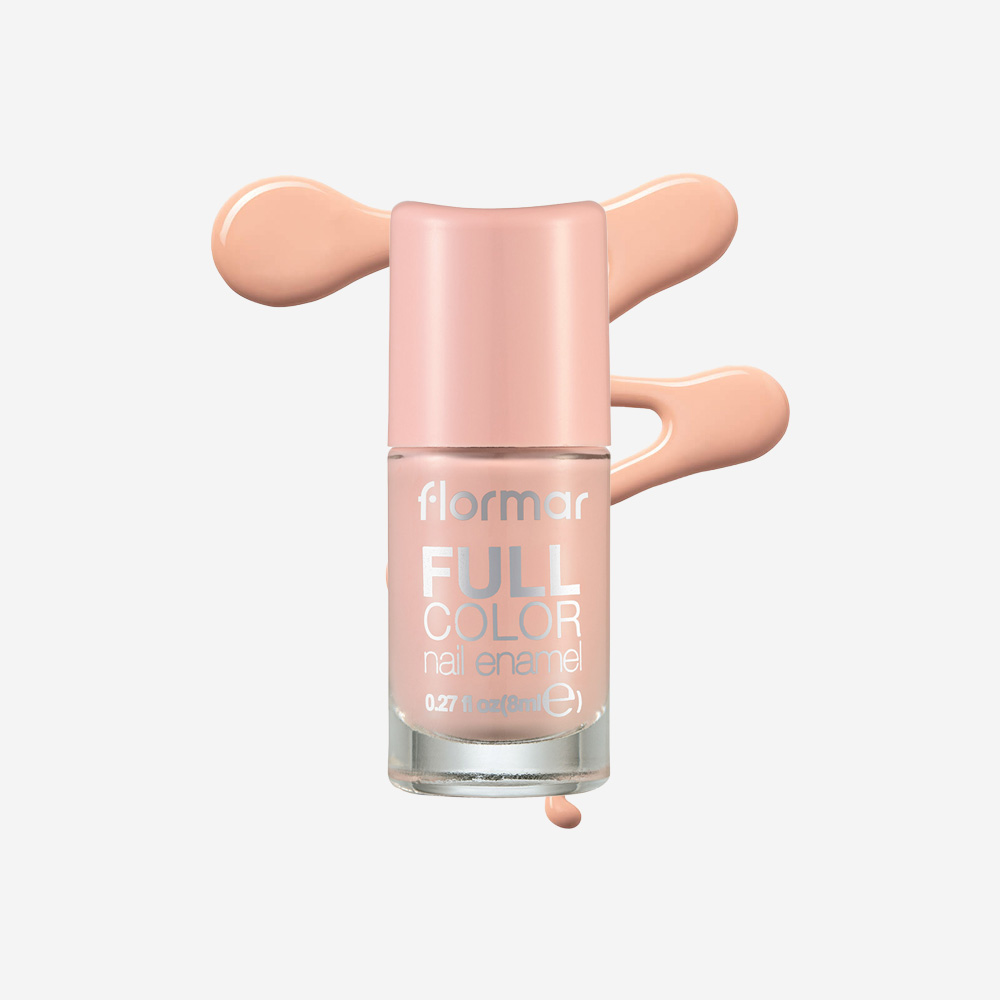Flormar Full Color Nail Enamel - Fc60 Bubbly Peach