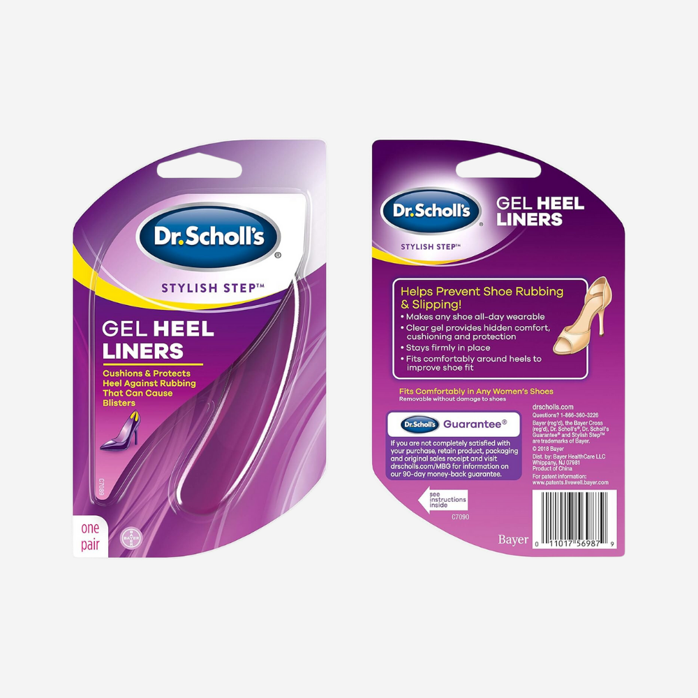 Dr.Scholl's Stylish Step Heel Liners Variety Pack