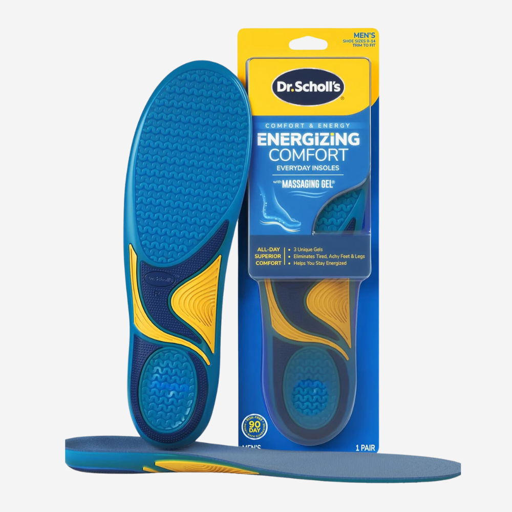 Dr.Scholl's Energizing Comfort Massaging Gel Insoles Mens