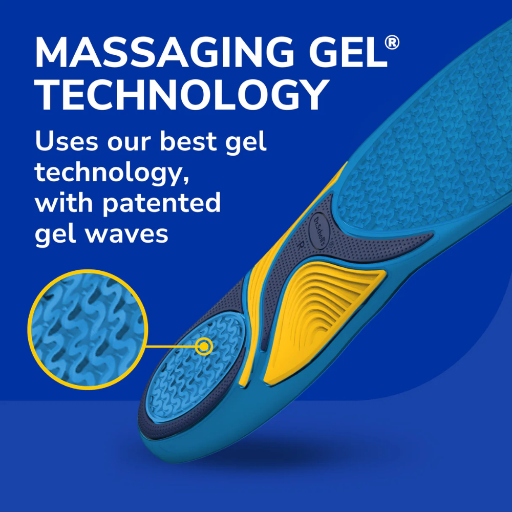 Dr.Scholl's Energizing Comfort Massaging Gel Insoles Mens