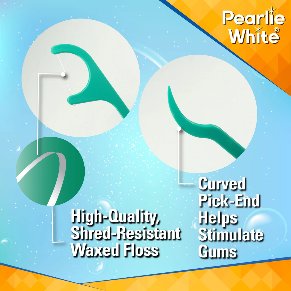 Pearlie White Flosspicks 24 picks