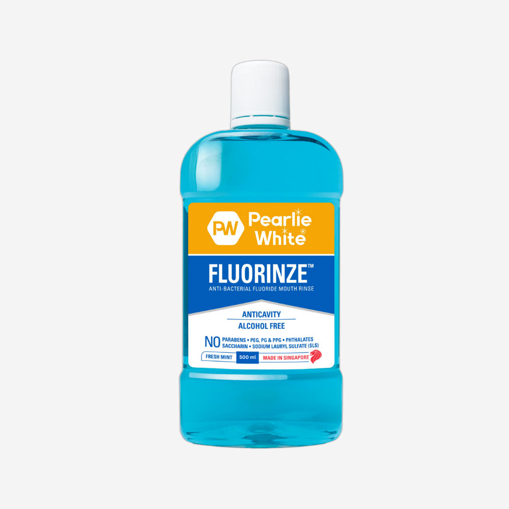 Pearlie White Fluorinze Mouth Wash 500Ml