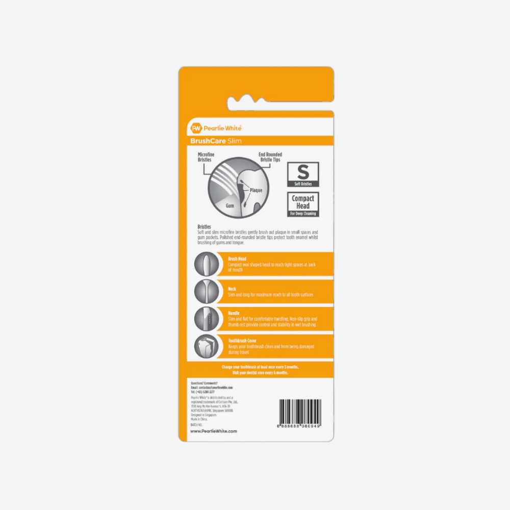 Pearlie White Slim Tooth Brush Triple Pack
