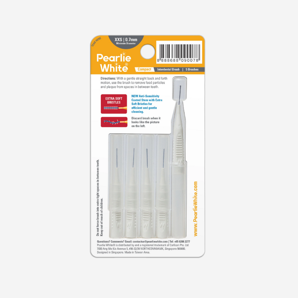 Pearlie White Compact Interdental Brush-XXS