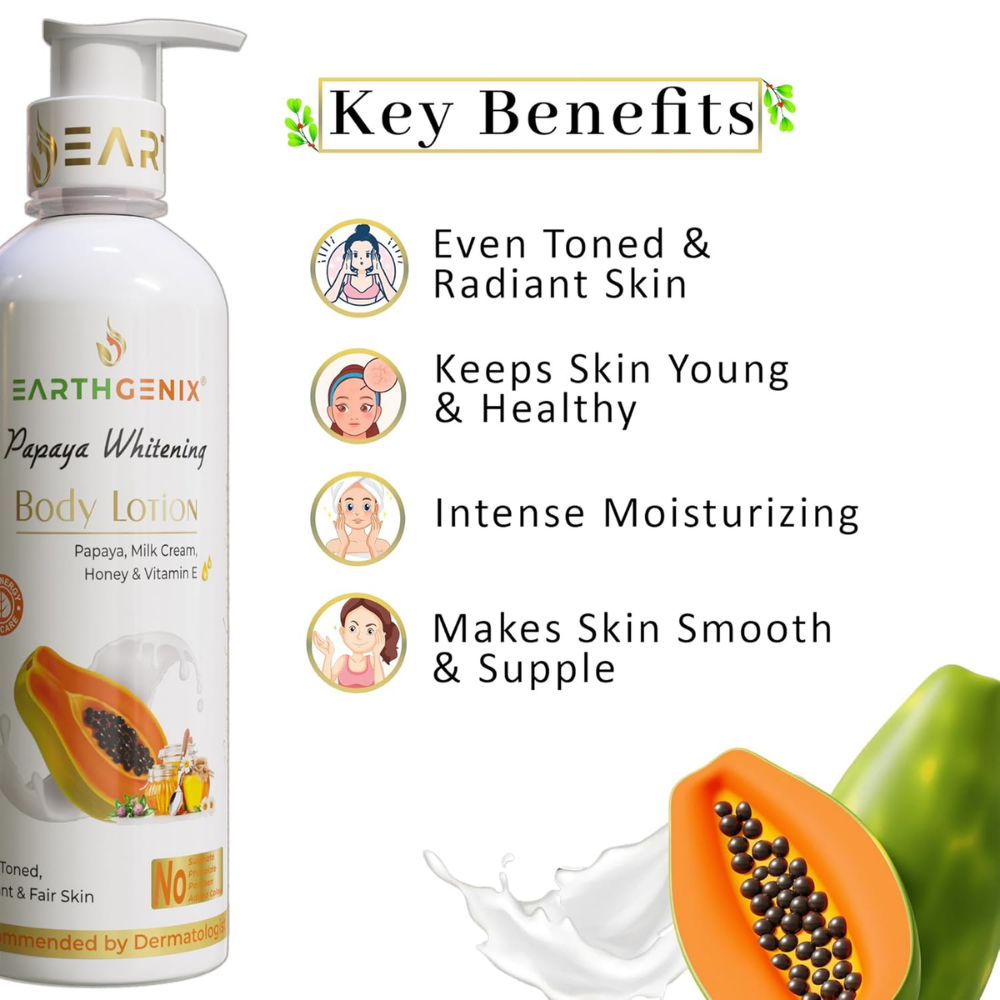 Earthgenix Papaya Whitening Body Lotion 1000Ml