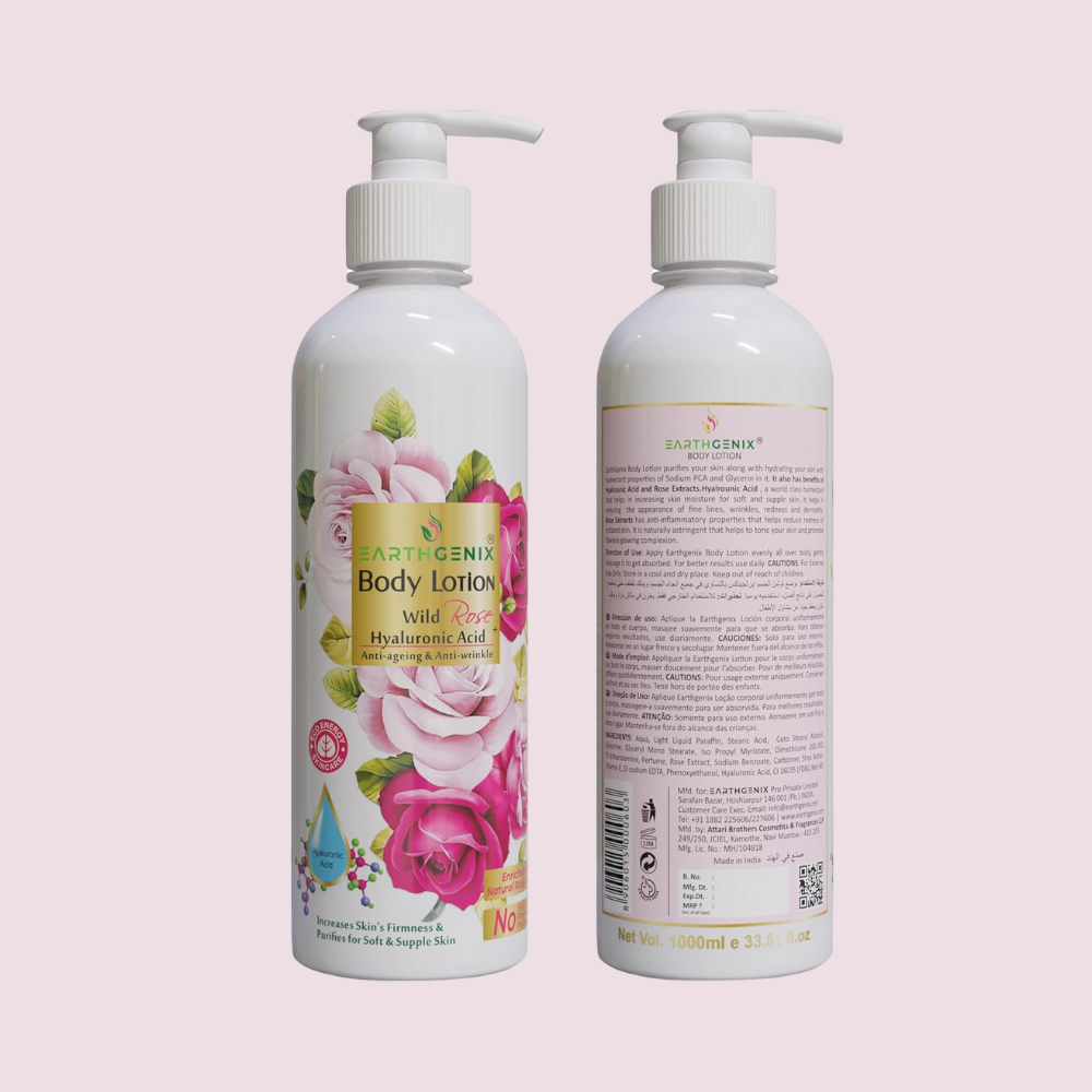Earthgenix Wild Rose Body Lotion 1000Ml