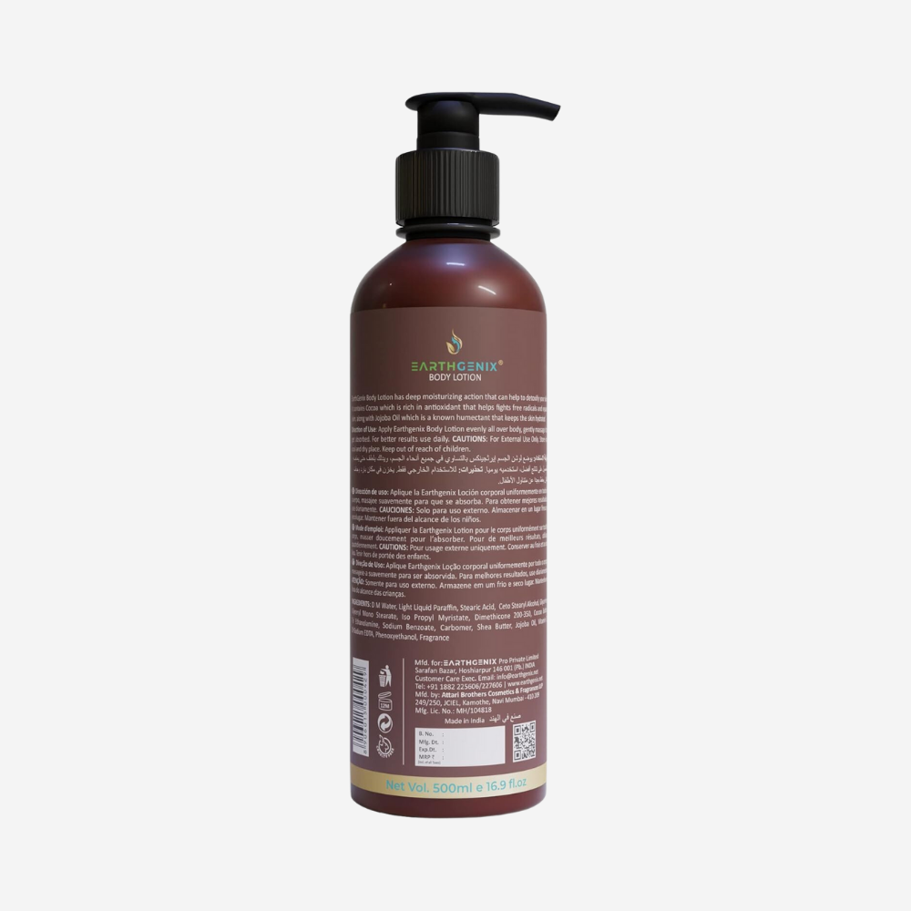 Earthgenix Cocoa Jojoba Oil Body Lotion 500Ml X 2 Pc