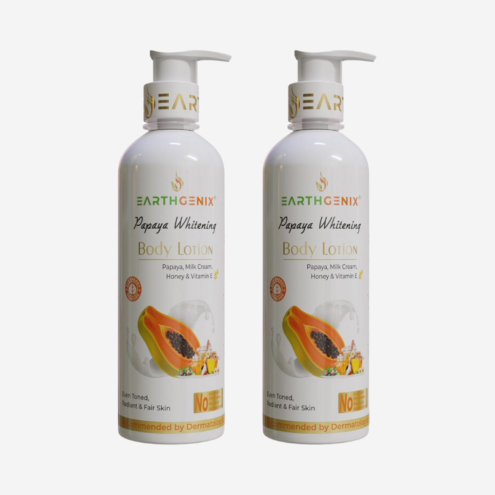 Earthgenix Papaya Body Lotion 500Ml X 2 Pc
