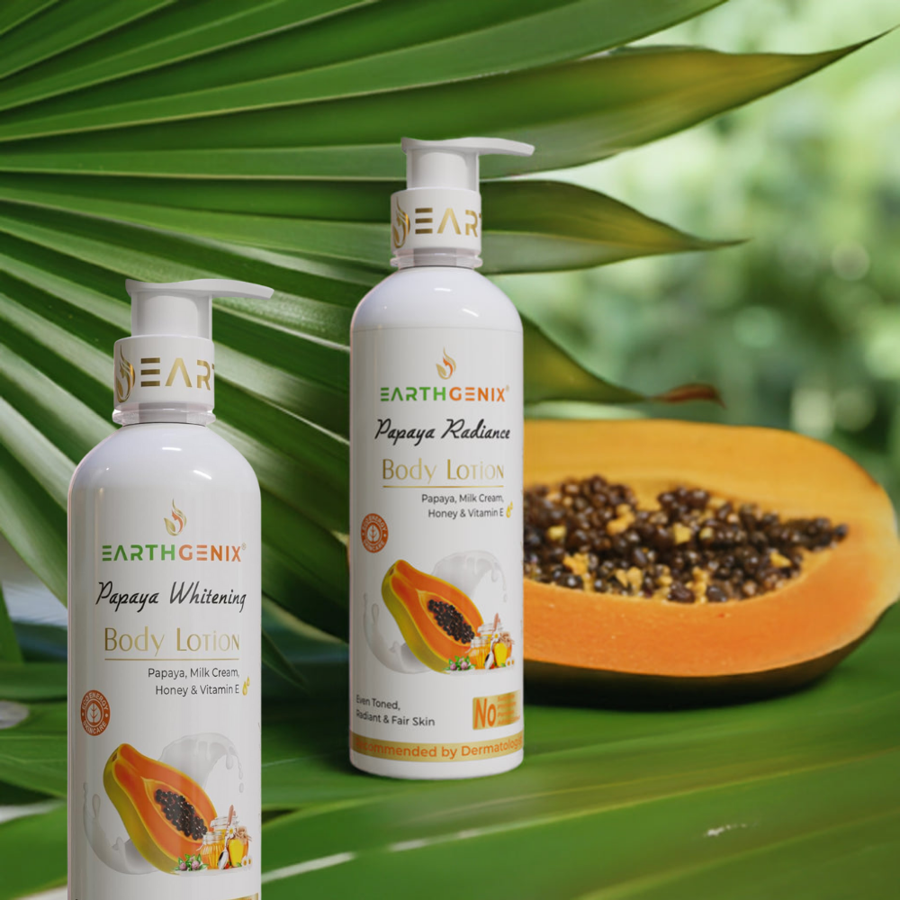 Earthgenix Papaya Body Lotion 500Ml X 2 Pc
