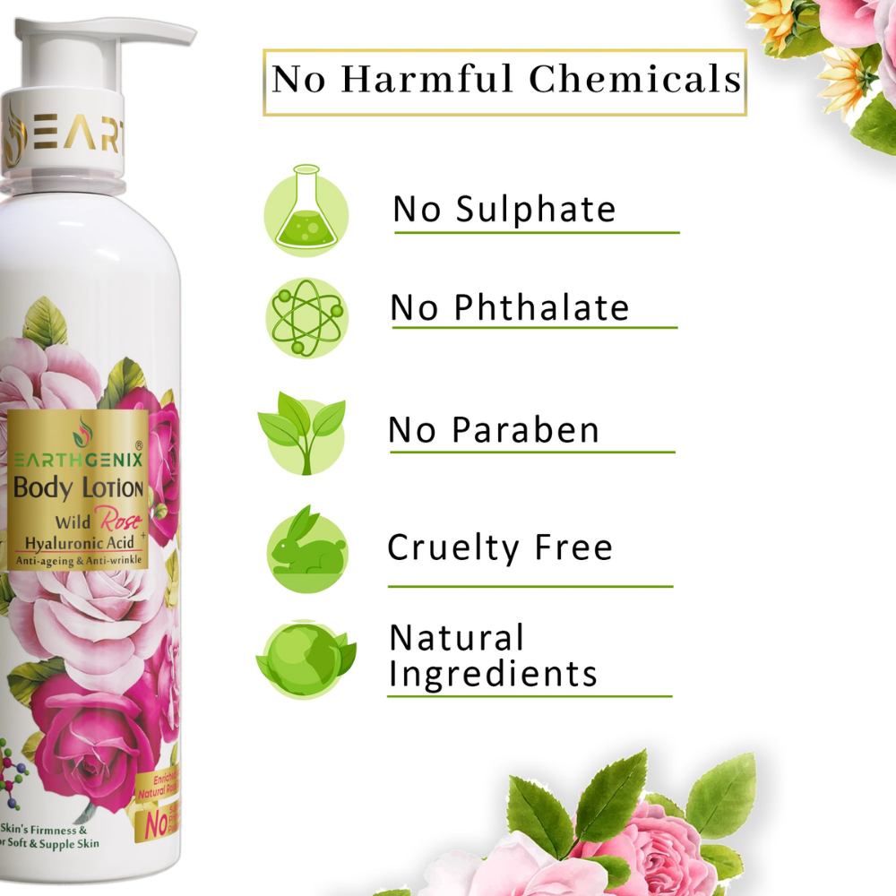 Earthgenix Wild Rose Body Lotion 500Ml X 2 Pc