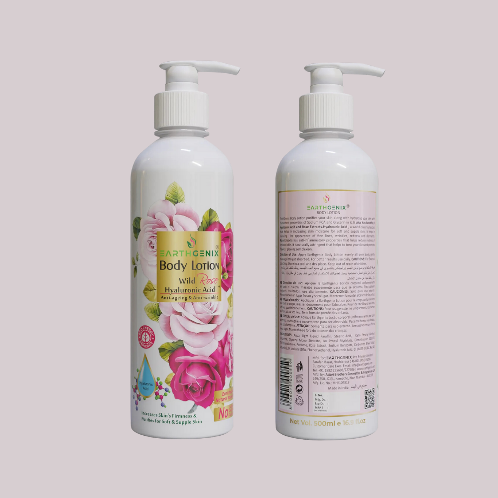 Earthgenix Wild Rose Body Lotion 500Ml X 2 Pc