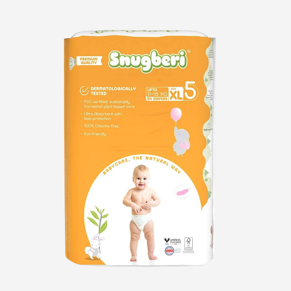 Snugberi Diaper Size 5 X Large 11-18Kg - Mega Pack 54's