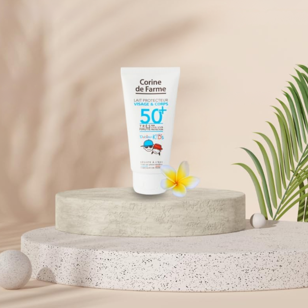 Corine De Farme-Protective Milk Babies & Kids Face & Body Lotion SPF 50+ tube 50ML