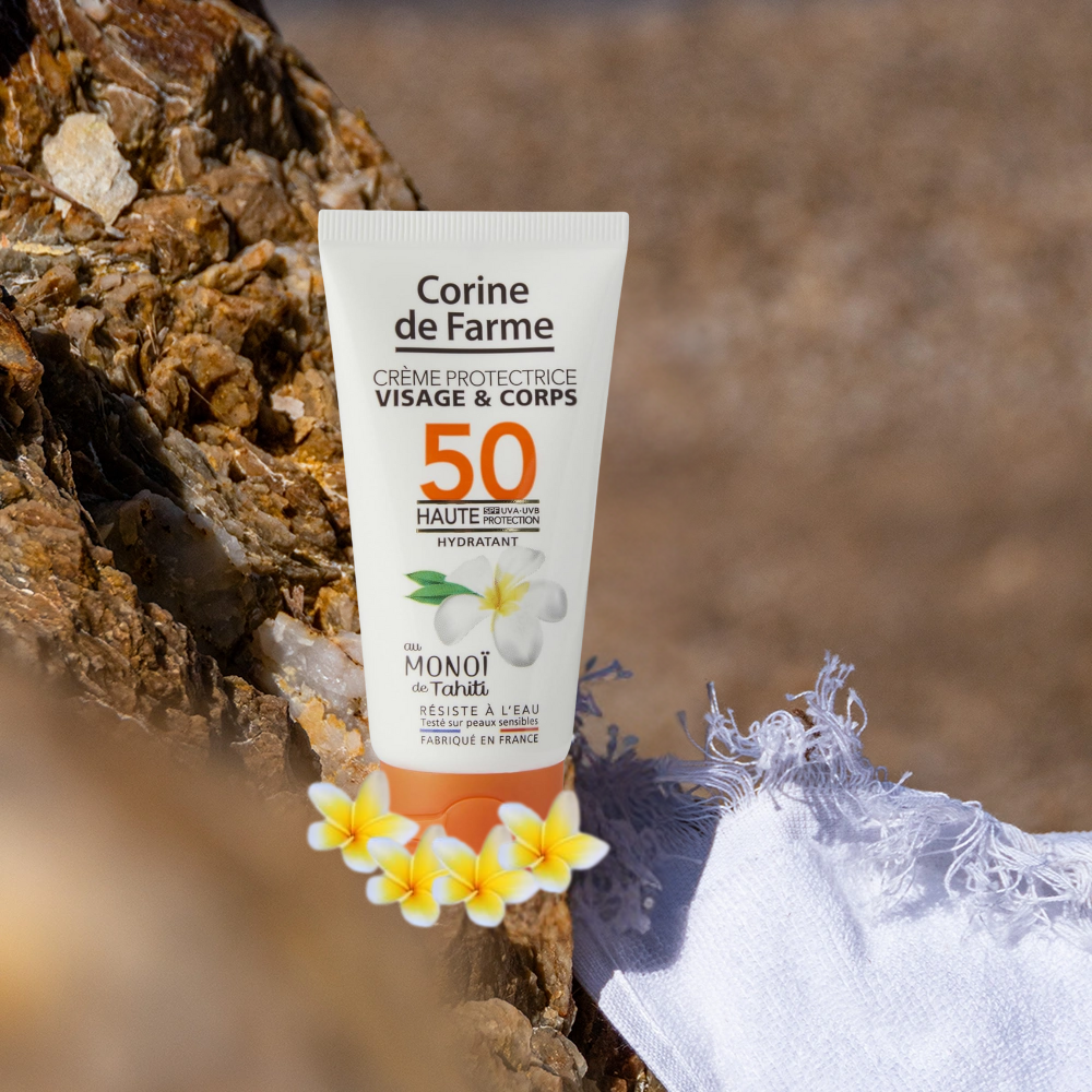Corine De Farme-Sunscreen Lotion Face & Body Hydrating SPF 50 tube 50ML