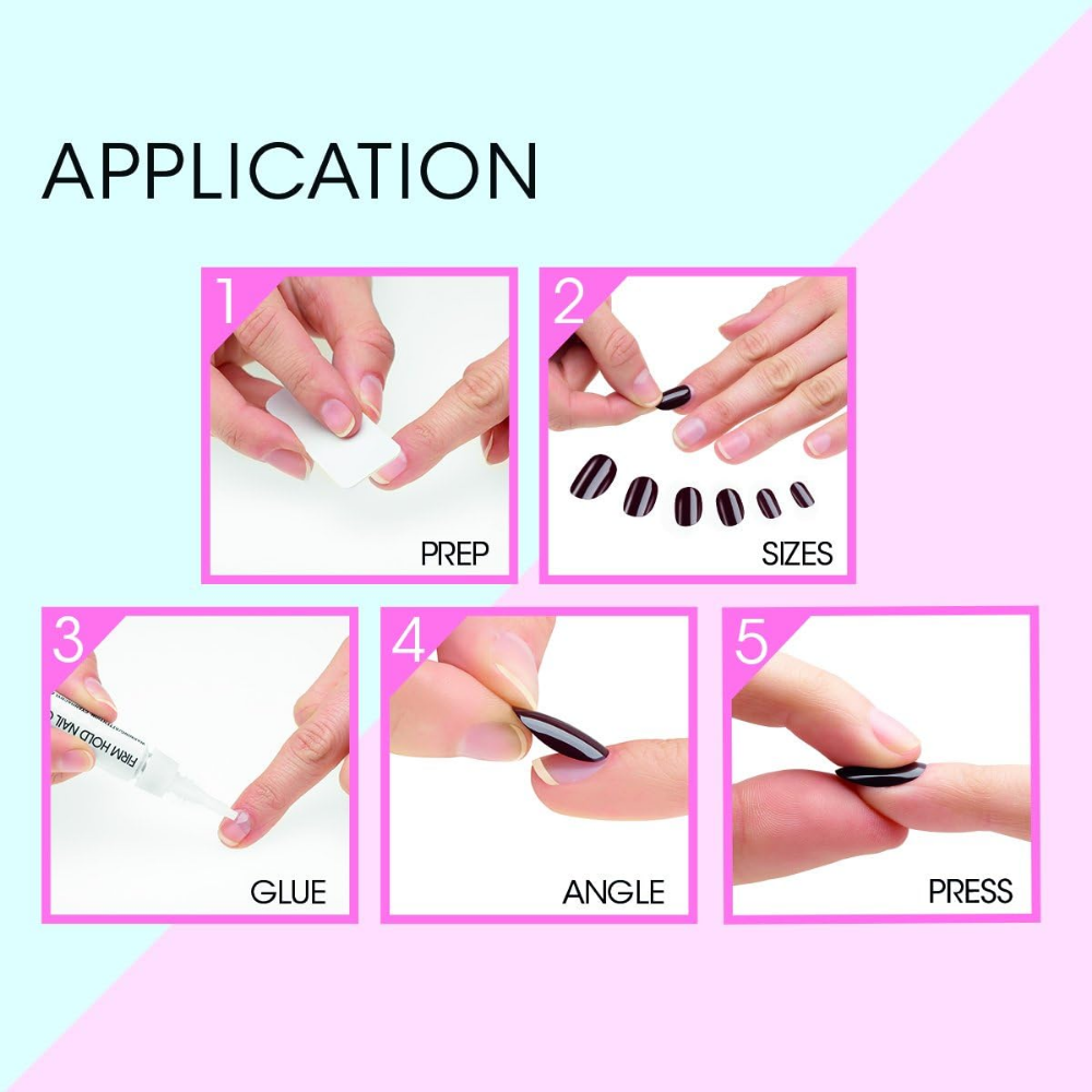 Elegant Touch Express Polished Garnet Nails