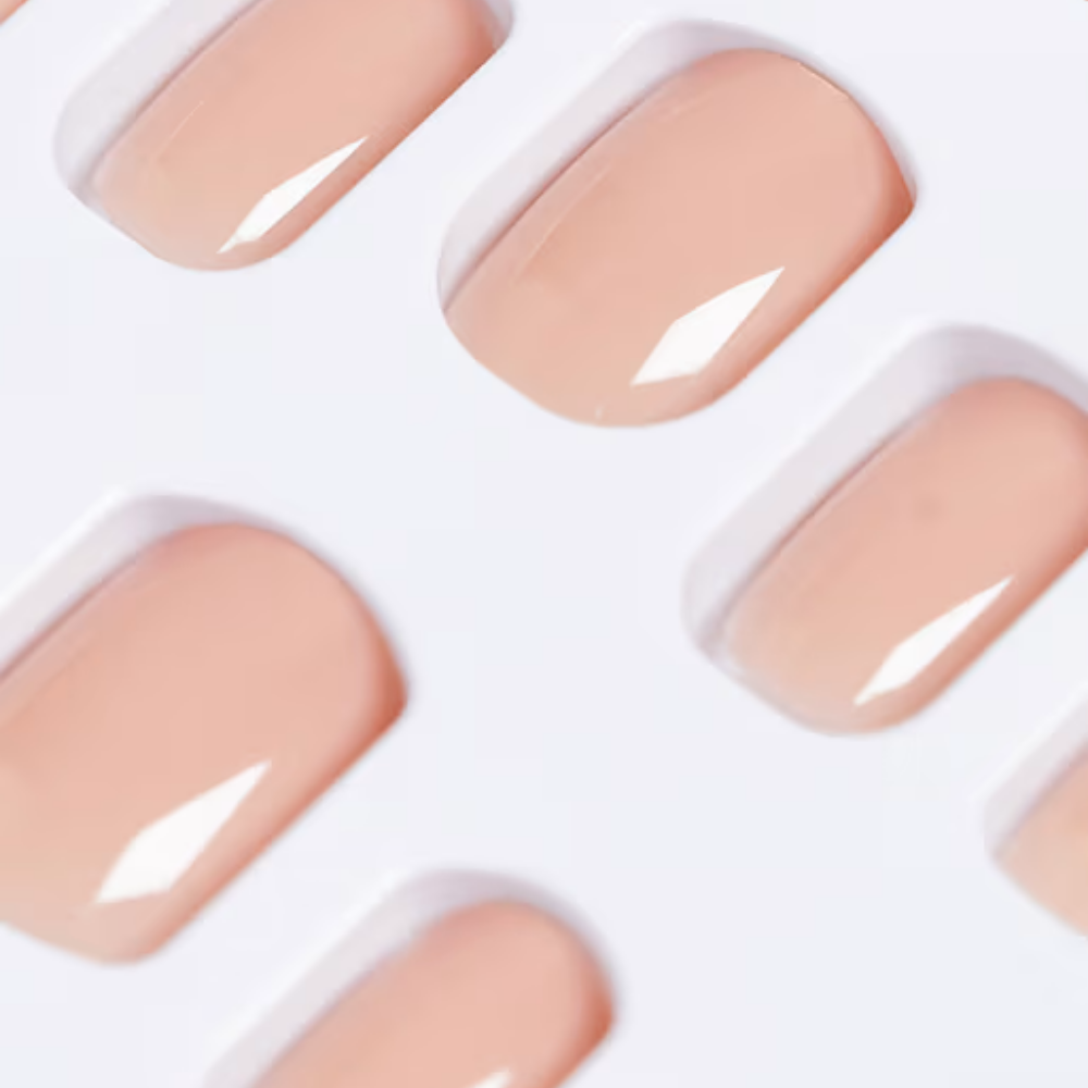 Elegant Touch Warm Caramel Nails