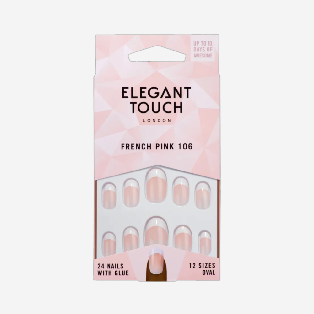 Elegant Touch Natural Frenchnails-106(Medium-Pink)