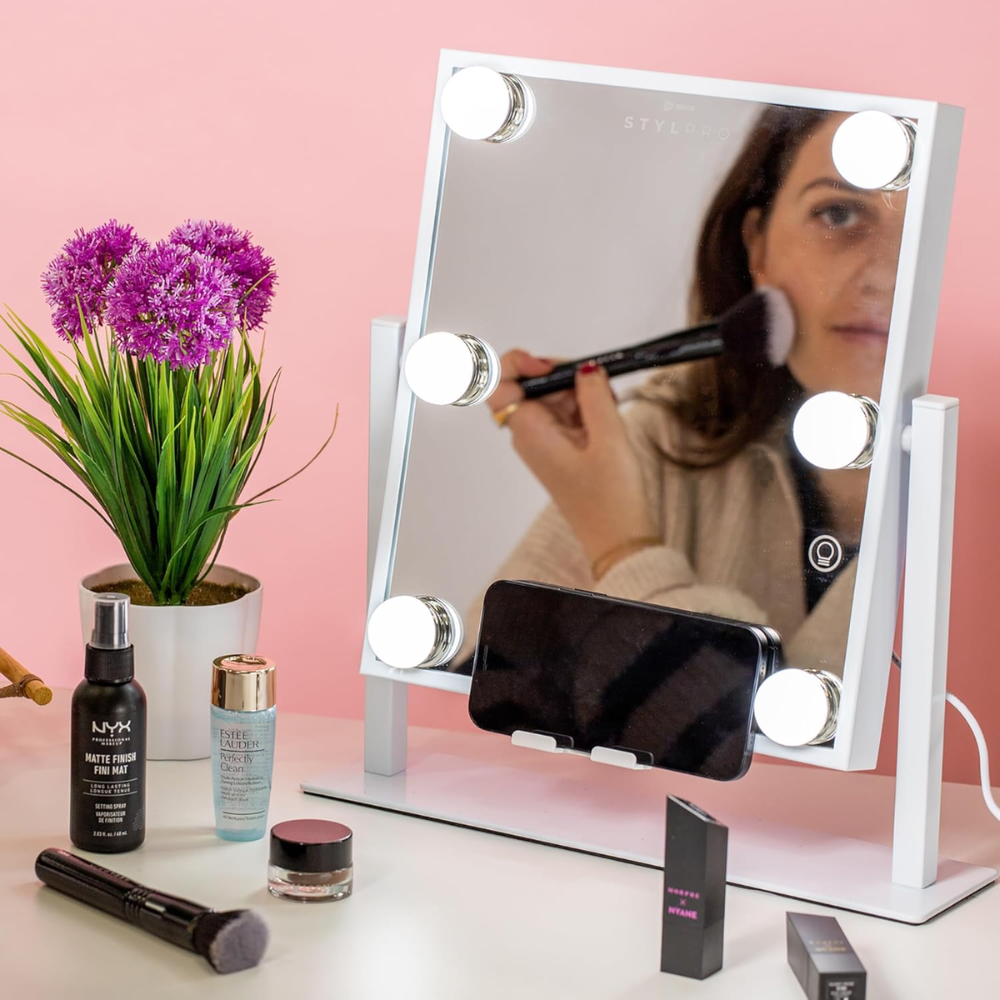 Stylpro Glam & Groove Hollywood Vanity Music Mirror