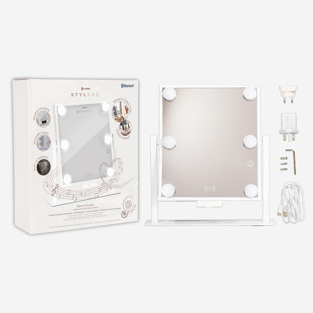 Stylpro Glam & Groove Hollywood Vanity Music Mirror